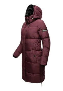 Marikoo Streliziaa - Abrigo De Invierno - Dark Red Melange -Marikoo Ventas 08bb3b120fb14e4eb9f23531160bd83b