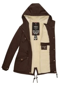 Marikoo Manolya - Abrigo De Invierno - Dark Choco -Marikoo Ventas 0d269e4b9c7943f8af72b80d528b57f6