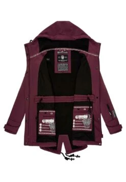 Marikoo Zimtzicke - Parka - Dark Red Melange -Marikoo Ventas 11940326ddfe476abb7873075d700f42