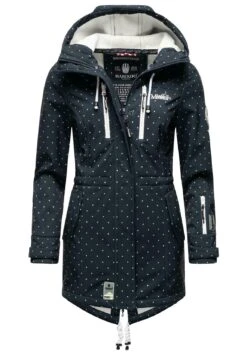 Marikoo Zimtzicke - Parka - Navy Dots