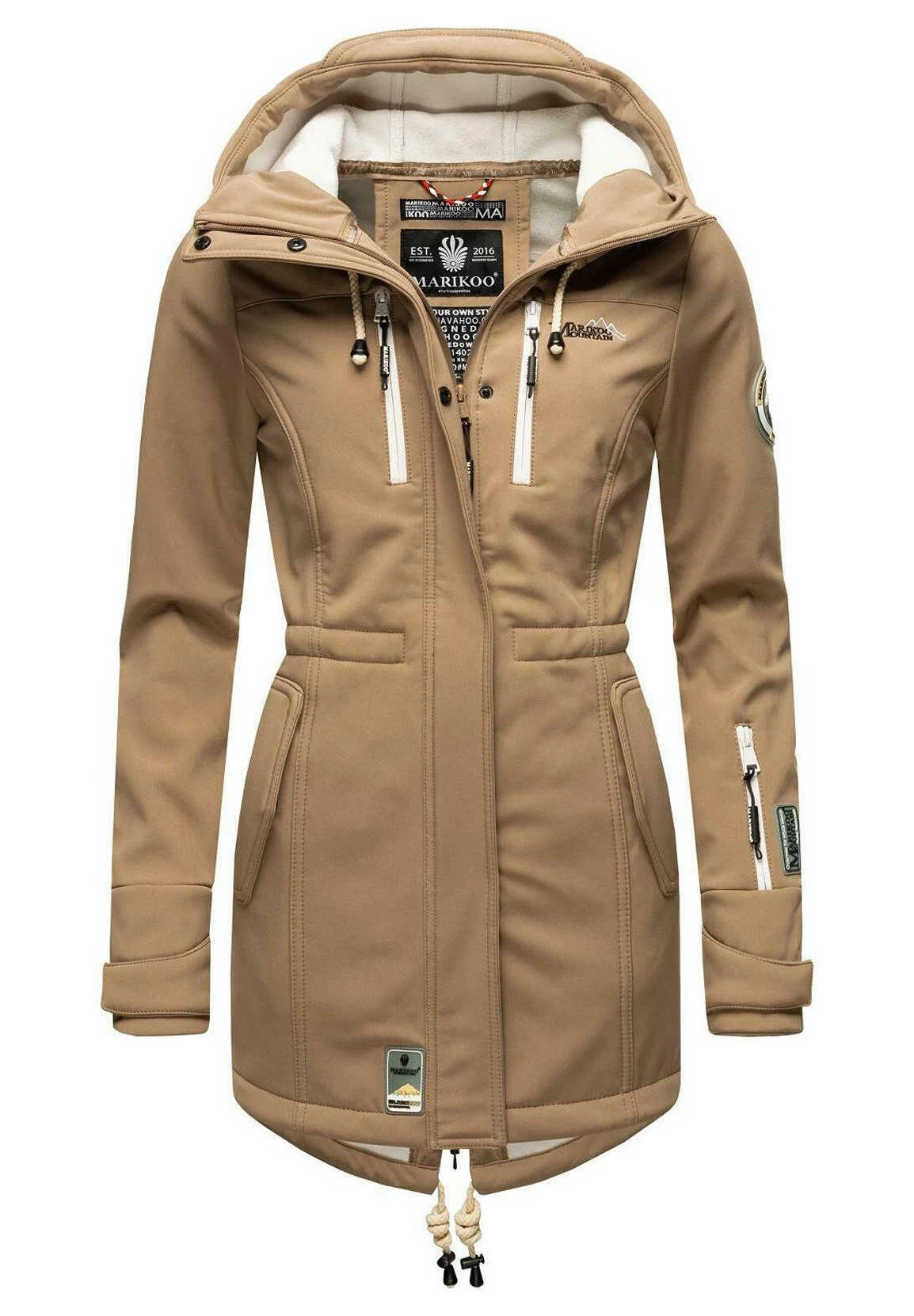 Marikoo Zimtzicke - Parka - Taupe Grey 5 Marikoo Zimtzicke - Parka - Taupe Grey - Imagen 5