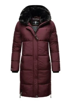 Marikoo Streliziaa - Abrigo De Invierno - Dark Red Melange -Marikoo Ventas 296d11eac2c4400c816b089a11fb91c9
