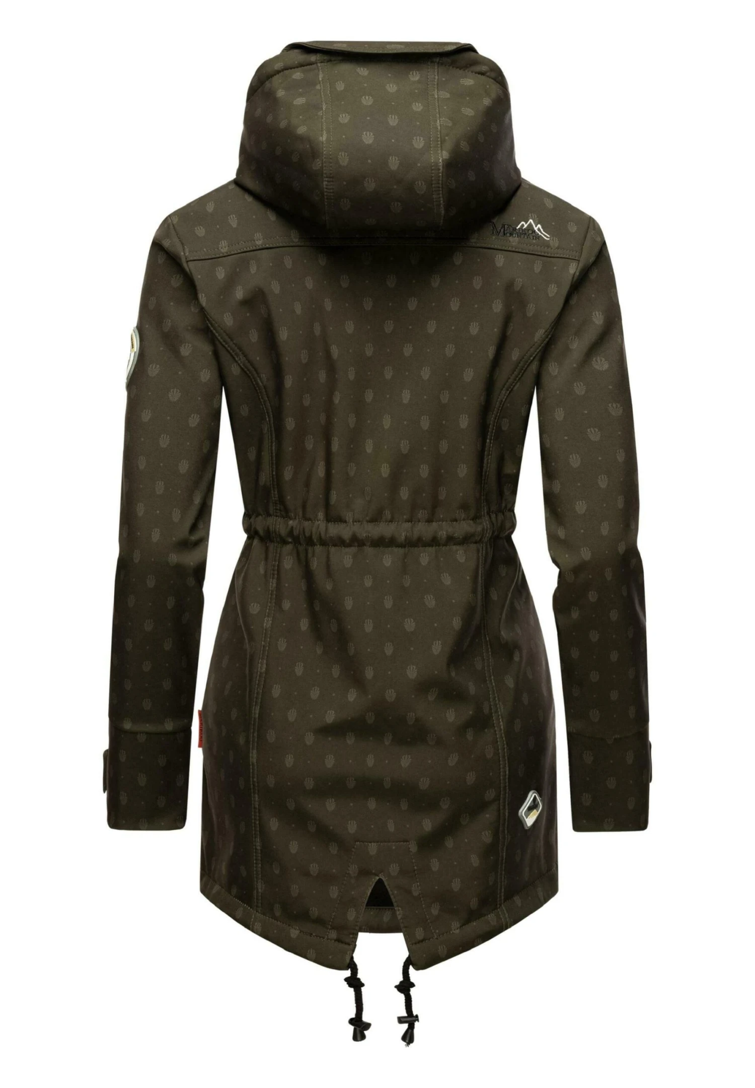 Marikoo Zimtzicke - Parka - Dark Olive W Print 2 Marikoo Zimtzicke - Parka - Dark Olive W Print - Imagen 2