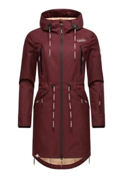 Marikoo Racquelle - Parka - Dark Red Melange -Marikoo Ventas 3b9e3f74168d4bf79c1f611cf2aaf3ae