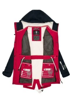 Marikoo Zimtzicke - Parka - Fuchsia Navy -Marikoo Ventas 47ed6b89cb634e9aaab444e8eeec01ed