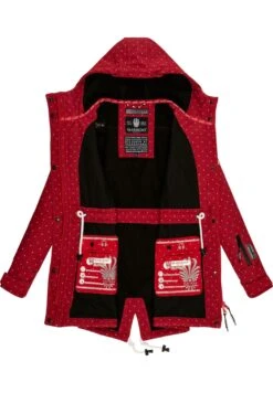 Marikoo Zimtzicke - Parka - Red W Dots -Marikoo Ventas 5b5c4c325b894db8b6ed89d61026f661