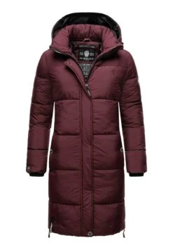 Marikoo Streliziaa - Abrigo De Invierno - Dark Red Melange -Marikoo Ventas 5d94b0facb1c47e281f82af8da0ef51d