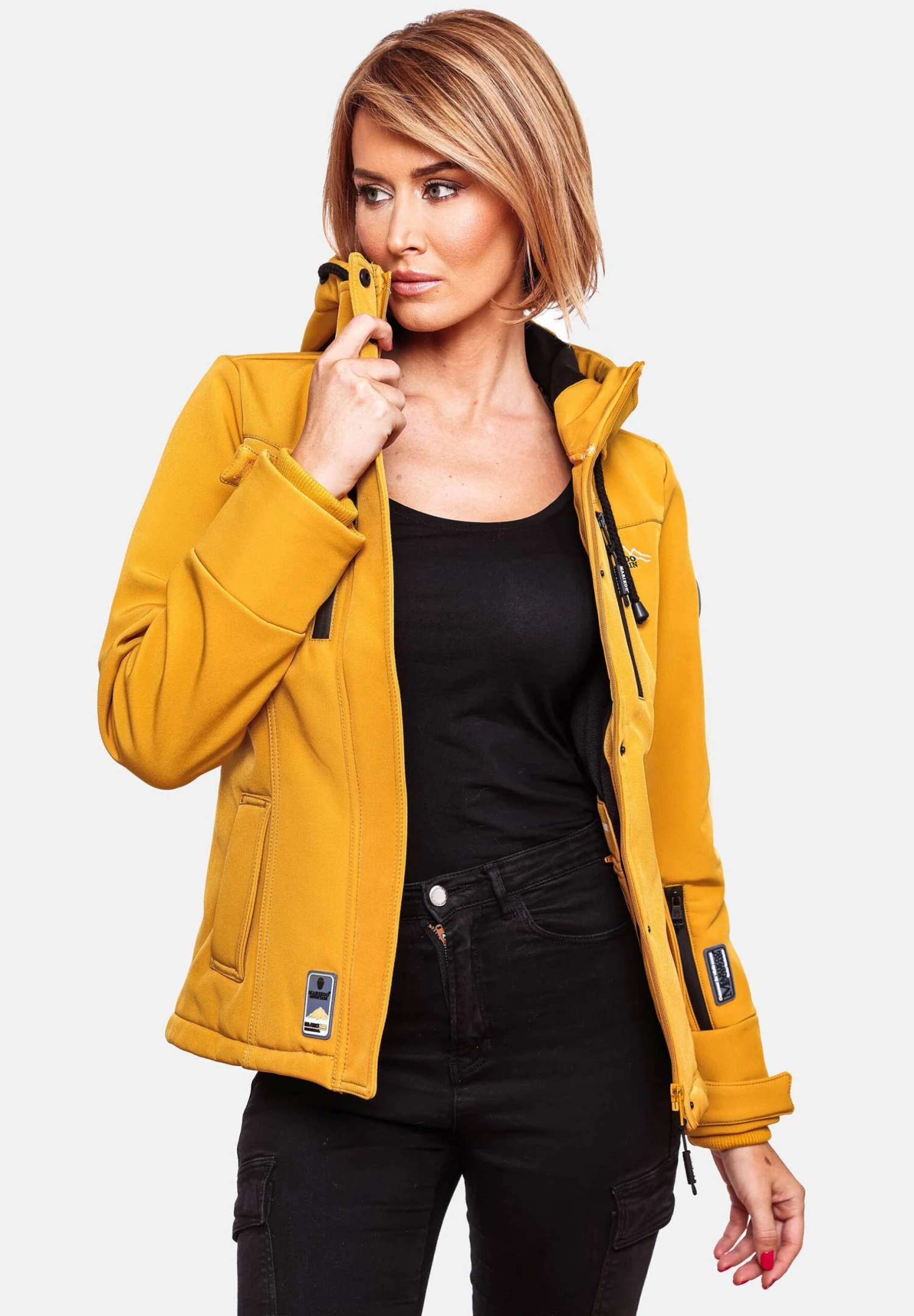 Marikoo Funktions - Chaqueta Outdoor - Amber Yellow 1 Marikoo Funktions - Chaqueta Outdoor - Amber Yellow