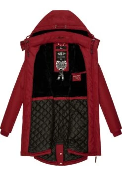 Marikoo Kamii - Abrigo De Invierno - Blood Red -Marikoo Ventas 79a9435a11a84381b25537d8687cd4ae