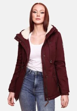 Marikoo Bikoo - Abrigo De Invierno - Dark Red Melange -Marikoo Ventas 7ac000f941f34c2ebb8fa4563378a9c6