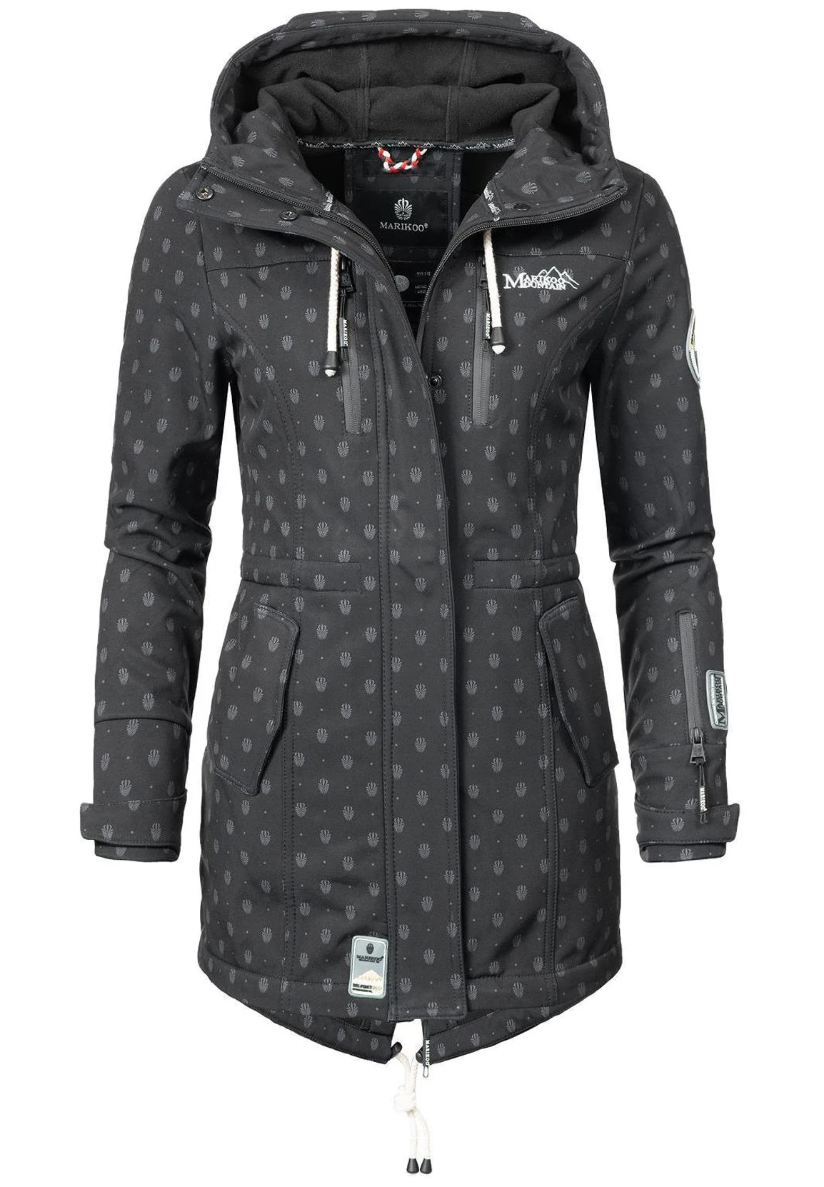 Marikoo Zimtzicke - Parka - Black Melange 5 Marikoo Zimtzicke - Parka - Black Melange - Imagen 5