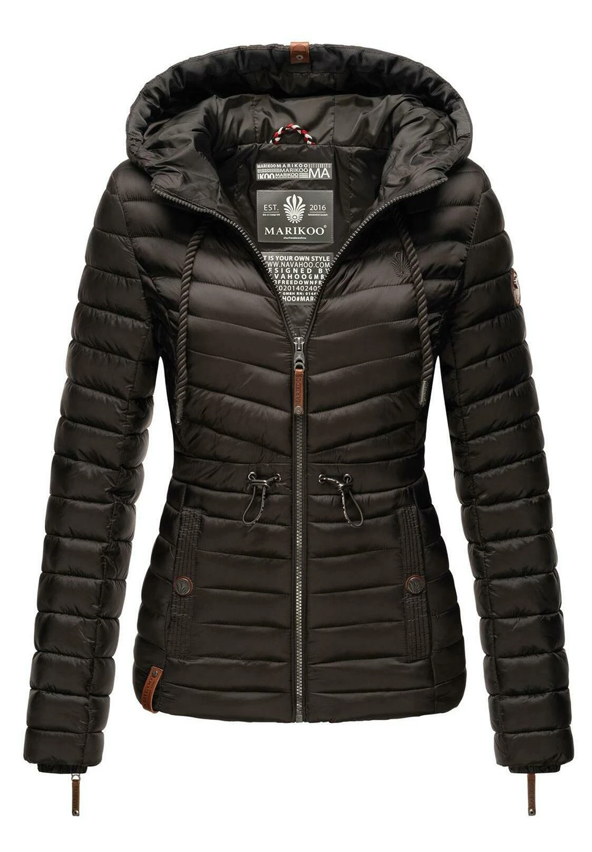 Marikoo Aniyaa - Chaqueta De Entretiempo - Dark Grey 4 Marikoo Aniyaa - Chaqueta De Entretiempo - Dark Grey - Imagen 4