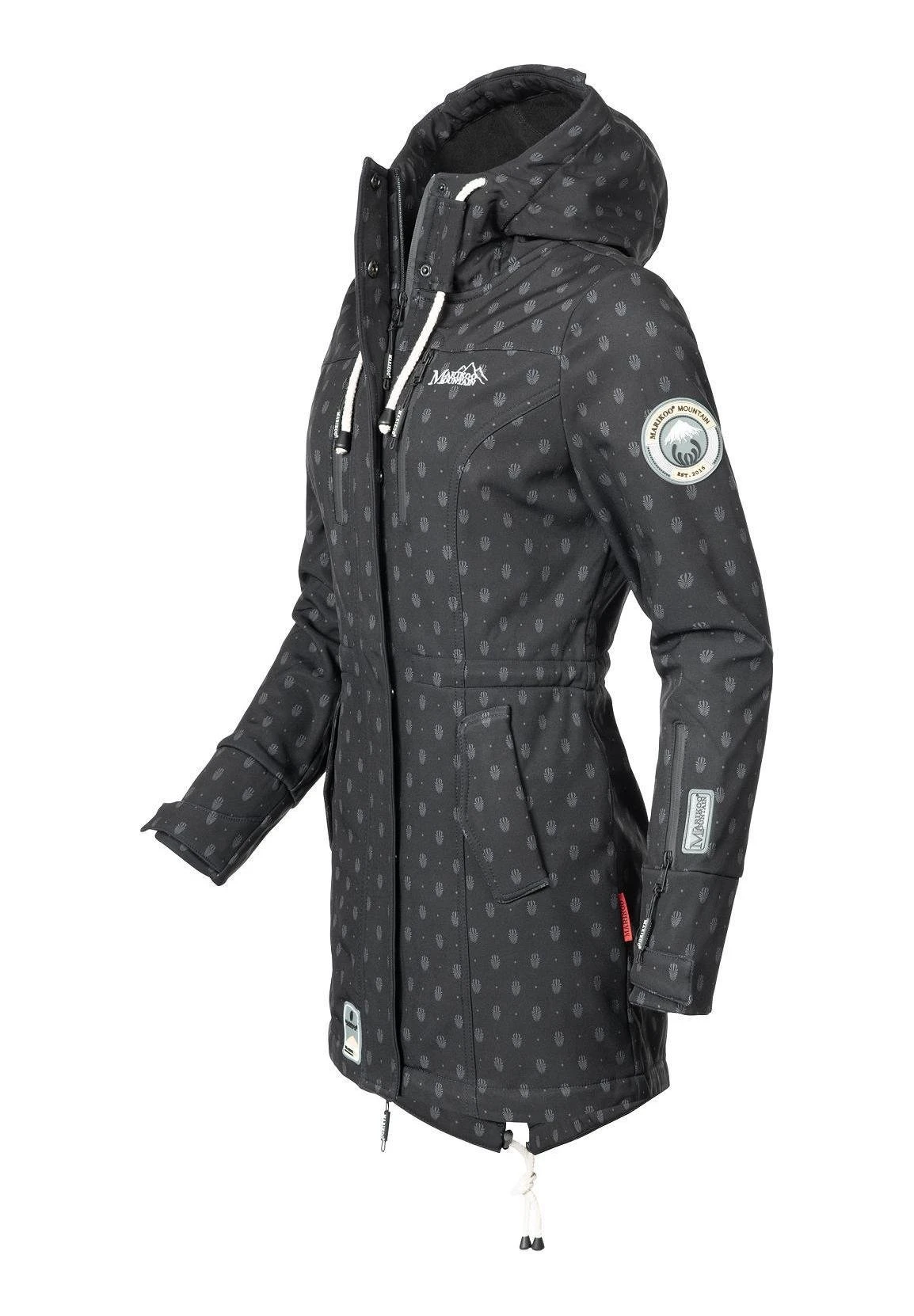 Marikoo Zimtzicke - Parka - Black Melange 9 Marikoo Zimtzicke - Parka - Black Melange - Imagen 9
