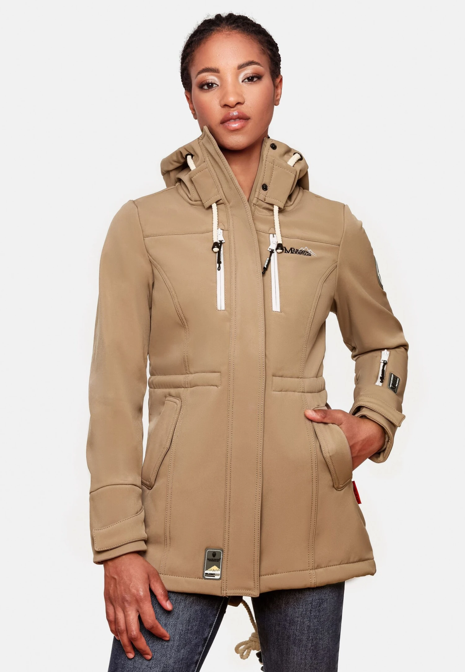 Marikoo Zimtzicke - Parka - Taupe Grey 1 Marikoo Zimtzicke - Parka - Taupe Grey