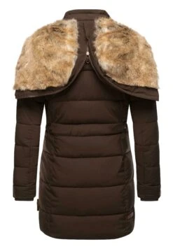 Marikoo Lieblings - Abrigo De Invierno - Dark Brown -Marikoo Ventas 9703f33afb164686af12fa2500debcbc