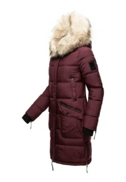 Marikoo Chaskaa - Abrigo De Invierno - Dark Red Melange -Marikoo Ventas a1784c43fc014f7d92217fa4915eb9ec