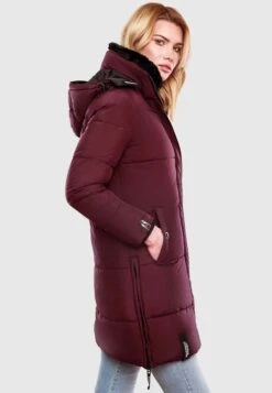 Marikoo Streliziaa - Abrigo De Invierno - Dark Red Melange -Marikoo Ventas aa63d7fe1e57459a9b61d1672d875517