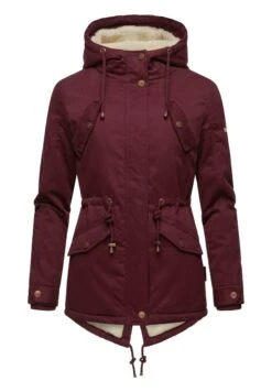 Marikoo Manolya - Abrigo De Invierno - Dark Red Melange -Marikoo Ventas b5a6d98cc8ae4ffdbd4f0e9e0954ffbd