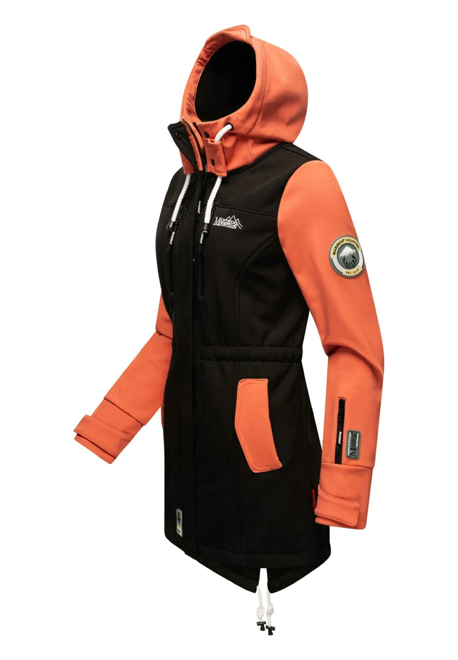 Marikoo Zimtzicke - Parka - Black Coral 3 Marikoo Zimtzicke - Parka - Black Coral - Imagen 3