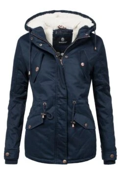 Marikoo Manolya - Abrigo De Invierno - Blue -Marikoo Ventas d83d11e4240d4899a40595fa613f78be