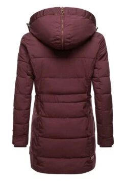 Marikoo Lieblings - Abrigo De Invierno - Dark Red Melange -Marikoo Ventas f323ea0d8f7e494ca8c8ea9d9b874e54