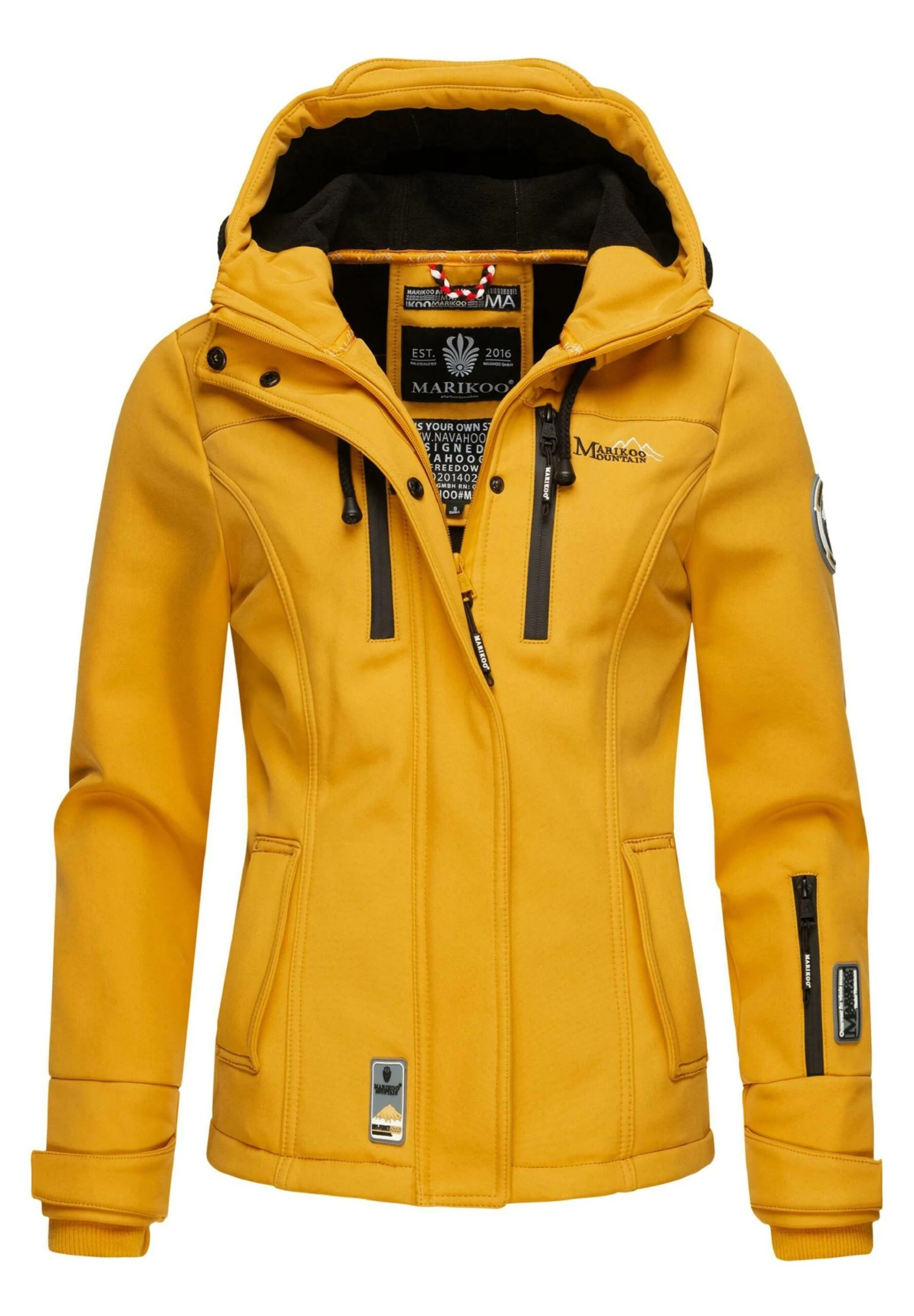 Marikoo Funktions - Chaqueta Outdoor - Amber Yellow 9 Marikoo Funktions - Chaqueta Outdoor - Amber Yellow - Imagen 9